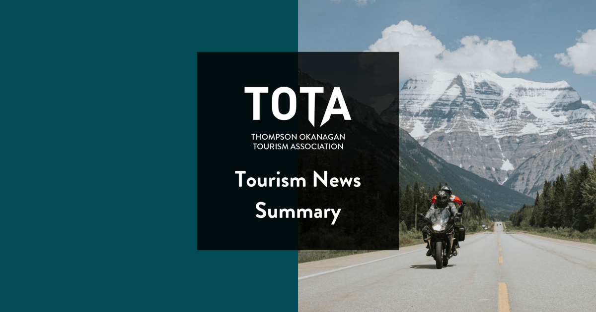 TOTA Tourism News Summary. Mt. Robson on Route 16, North Thompson. Credit - Destination BC, Jongsun Park 